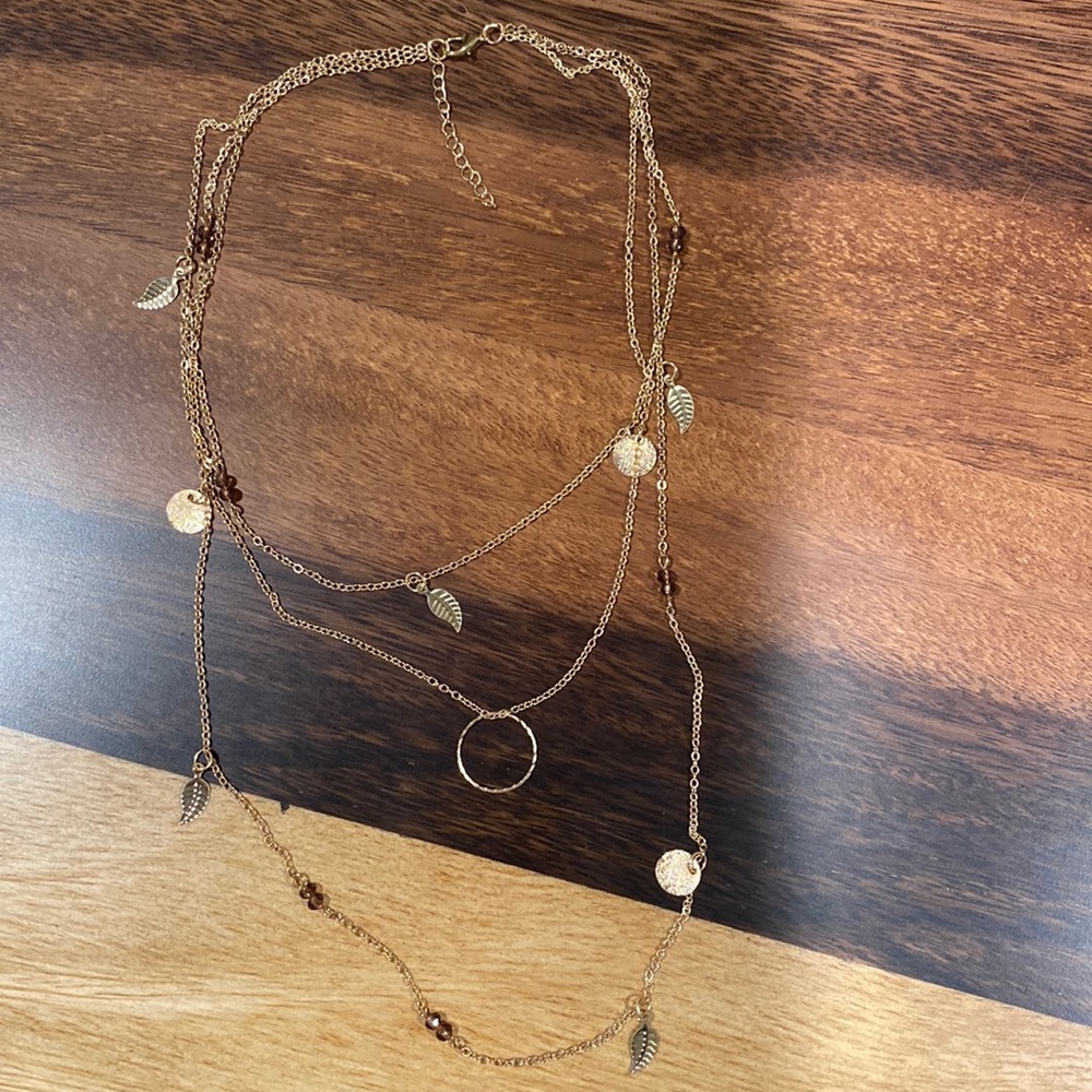 Layered necklaces